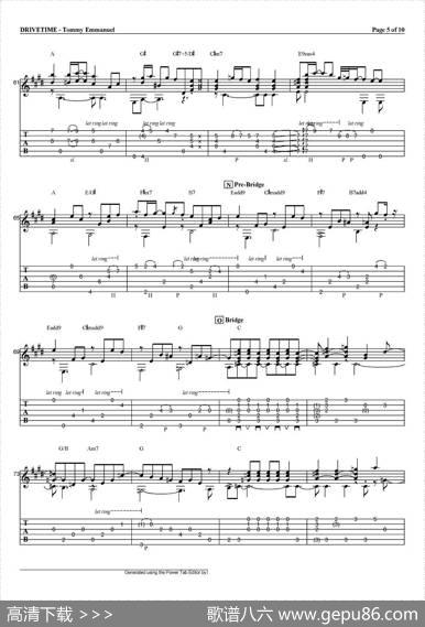 tommyemmanuel：drivetime（指弹吉他）|tommyemmanuel