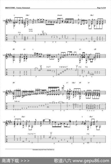 tommyemmanuel：drivetime（指弹吉他）|tommyemmanuel