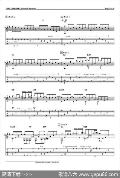 tommyemmanuel：endlessroad（指弹吉他）|tommyemmanuel
