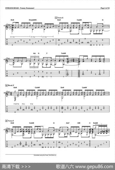 tommyemmanuel：endlessroad（指弹吉他）|tommyemmanuel