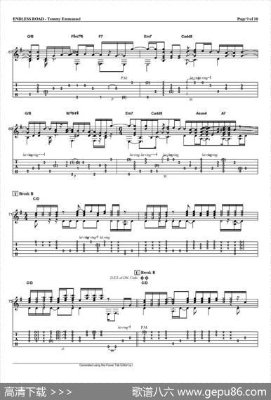tommyemmanuel：endlessroad（指弹吉他）|tommyemmanuel
