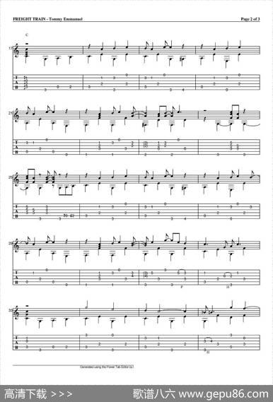 tommyemmanuel：freighttrain（指弹吉他）|tommyemmanuel
