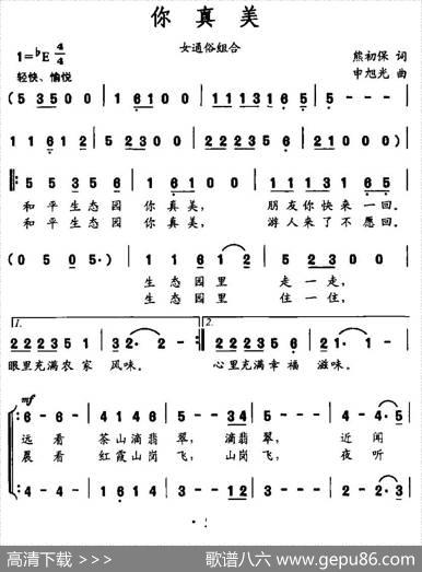 你真美 - 熊初保|申旭光