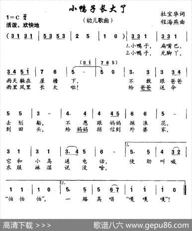 小鸭子长大了 - 杜宝华|程海燕