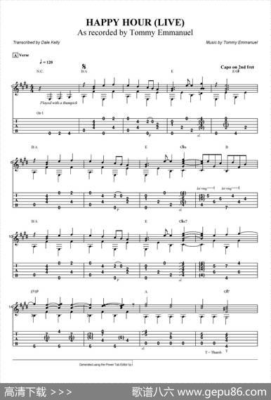 tommyemmanuel：happyhourlive（指弹吉他）