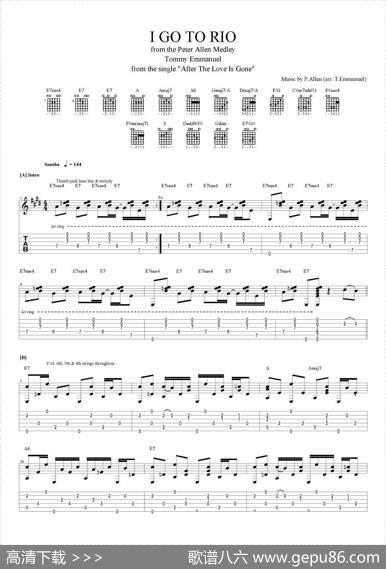 tommyemmanuel：igotorio（指弹吉他）