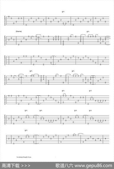 tommyemmanuel；ihavealwaysthoughtofyou（指弹吉他）