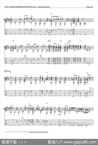 tommyemmanuel：justanoldfashionedlovesong（指弹吉他）