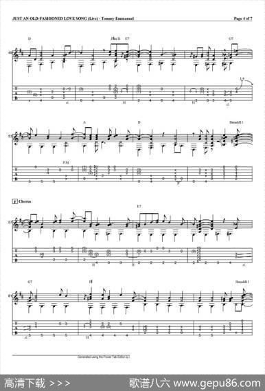 tommyemmanuel：justanoldfashionedlovesong（指弹吉他）