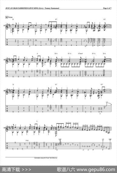 tommyemmanuel：justanoldfashionedlovesong（指弹吉他）