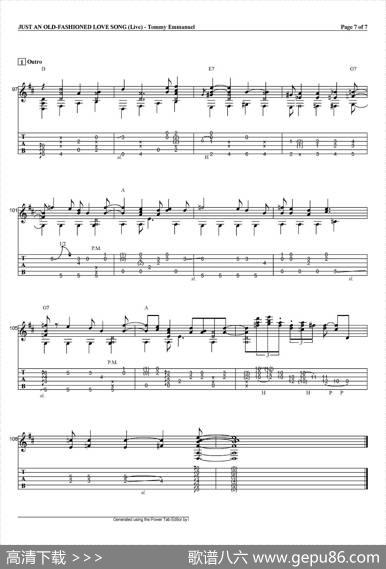 tommyemmanuel：justanoldfashionedlovesong（指弹吉他）