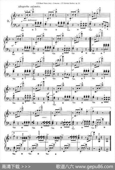 Concone-25MelodicStudieseasyandprogressive（6—10）|Concone