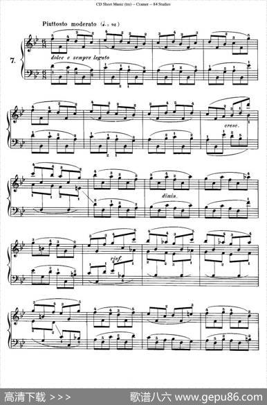 Cramer-84exercices（6—10）（克拉莫84首钢琴练习曲）|Cramer（克拉莫）