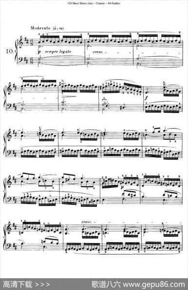 Cramer-84exercices（6—10）（克拉莫84首钢琴练习曲）|Cramer（克拉莫）