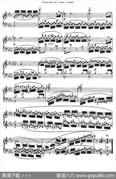 Cramer-84exercices（11—15）（克拉莫84首钢琴练习曲）|Cramer（克拉莫）