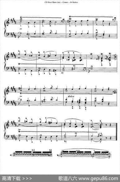 Cramer-84exercices（11—15）（克拉莫84首钢琴练习曲）|Cramer（克拉莫）