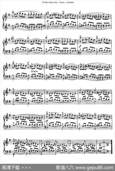 Cramer-84exercices（16—20）（克拉莫84首钢琴练习曲）|Cramer（克拉莫）