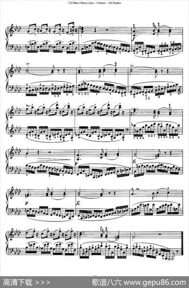 Cramer-84exercices（16—20）（克拉莫84首钢琴练习曲）|Cramer（克拉莫）