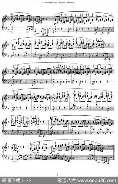 Cramer-84exercices（16—20）（克拉莫84首钢琴练习曲）|Cramer（克拉莫）
