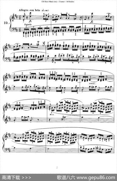 Cramer-84exercices（16—20）（克拉莫84首钢琴练习曲）|Cramer（克拉莫）