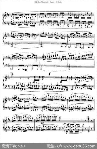 Cramer-84exercices（16—20）（克拉莫84首钢琴练习曲）|Cramer（克拉莫）