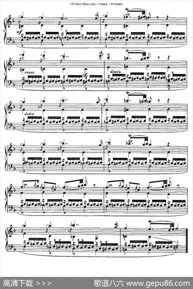 Cramer-84exercices（21—25）（克拉莫84首钢琴练习曲）|Cramer（克拉莫）