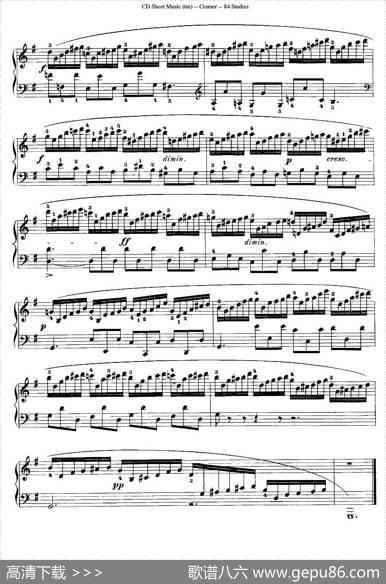 Cramer-84exercices（21—25）（克拉莫84首钢琴练习曲）|Cramer（克拉莫）