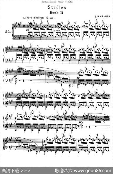 Cramer-84exercices（21—25）（克拉莫84首钢琴练习曲）|Cramer（克拉莫）