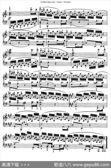 Cramer-84exercices（21—25）（克拉莫84首钢琴练习曲）|Cramer（克拉莫）