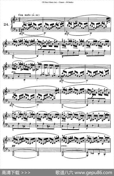 Cramer-84exercices（21—25）（克拉莫84首钢琴练习曲）|Cramer（克拉莫）