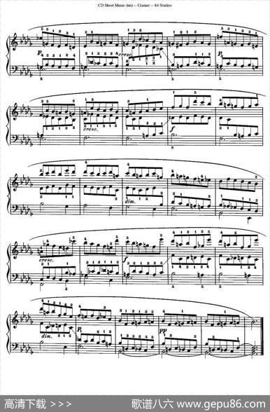 Cramer-84exercices（26—30）（克拉莫84首钢琴练习曲）|Cramer（克拉莫）