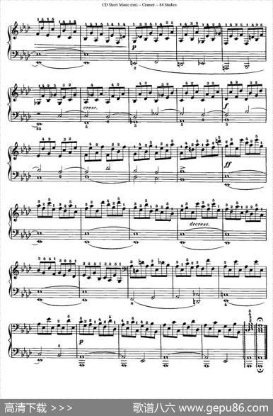 Cramer-84exercices（26—30）（克拉莫84首钢琴练习曲）|Cramer（克拉莫）