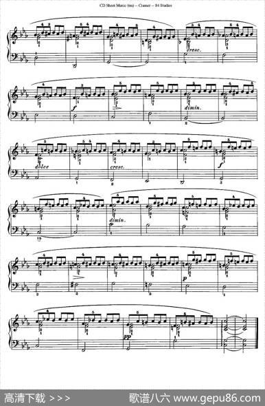 Cramer-84exercices（26—30）（克拉莫84首钢琴练习曲）|Cramer（克拉莫）