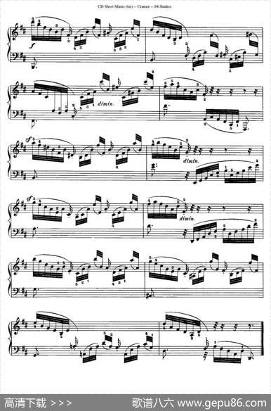 Cramer-84exercices（31—35）（克拉莫84首钢琴练习曲）|Cramer（克拉莫）
