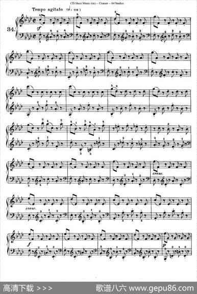Cramer-84exercices（31—35）（克拉莫84首钢琴练习曲）|Cramer（克拉莫）