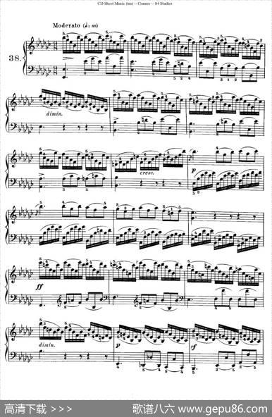 Cramer-84exercices（36—40）（克拉莫84首钢琴练习曲）|Cramer（克拉莫）