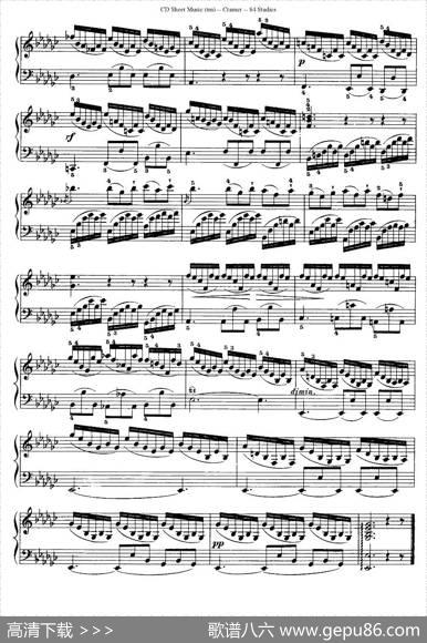 Cramer-84exercices（36—40）（克拉莫84首钢琴练习曲）|Cramer（克拉莫）