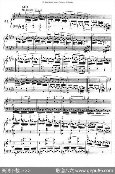 Cramer-84exercices（41—45）（克拉莫84首钢琴练习曲）|Cramer（克拉莫）
