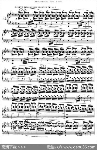 Cramer-84exercices（41—45）（克拉莫84首钢琴练习曲）|Cramer（克拉莫）