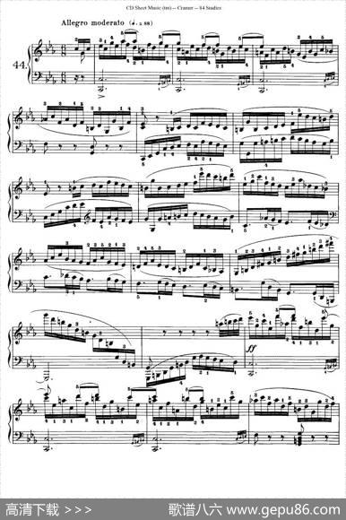 Cramer-84exercices（41—45）（克拉莫84首钢琴练习曲）|Cramer（克拉莫）