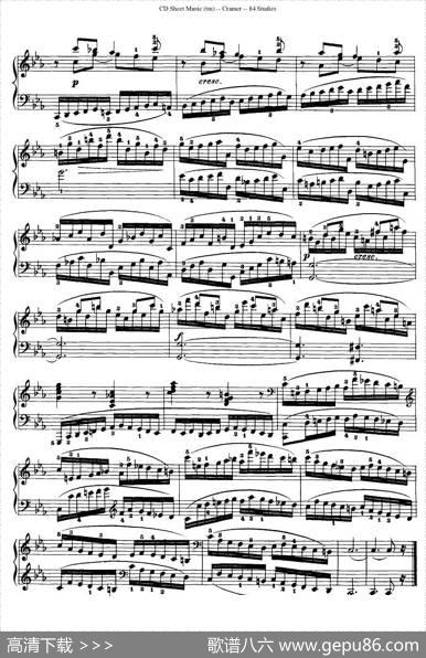 Cramer-84exercices（41—45）（克拉莫84首钢琴练习曲）|Cramer（克拉莫）
