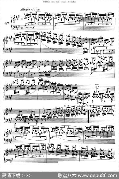 Cramer-84exercices（46—50）（克拉莫84首钢琴练习曲）|Cramer（克拉莫）