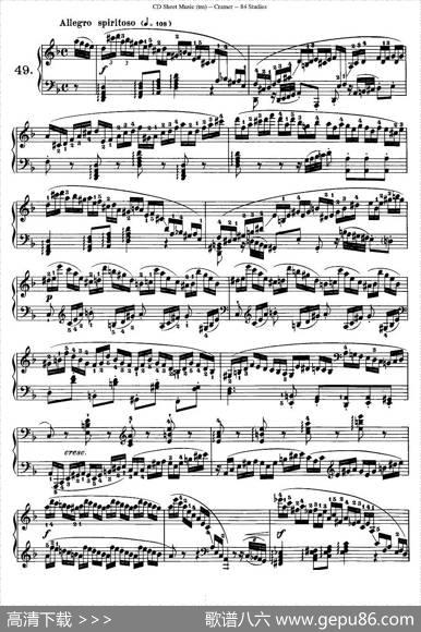 Cramer-84exercices（46—50）（克拉莫84首钢琴练习曲）|Cramer（克拉莫）