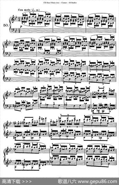 Cramer-84exercices（46—50）（克拉莫84首钢琴练习曲）|Cramer（克拉莫）