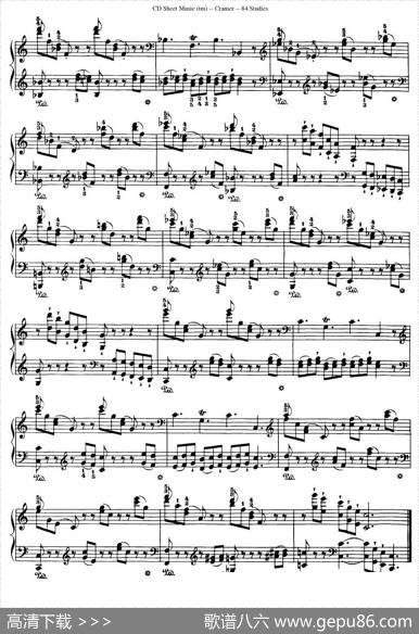 Cramer-84exercices（56—60）（克拉莫84首钢琴练习曲）|Cramer（克拉莫）