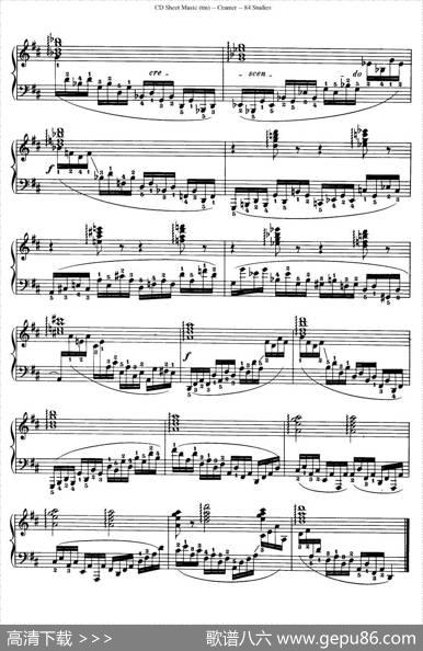 Cramer-84exercices（56—60）（克拉莫84首钢琴练习曲）|Cramer（克拉莫）