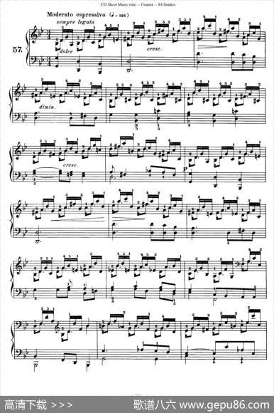 Cramer-84exercices（56—60）（克拉莫84首钢琴练习曲）|Cramer（克拉莫）