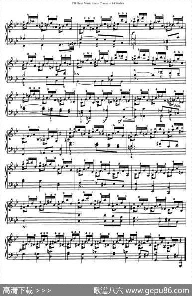 Cramer-84exercices（56—60）（克拉莫84首钢琴练习曲）|Cramer（克拉莫）