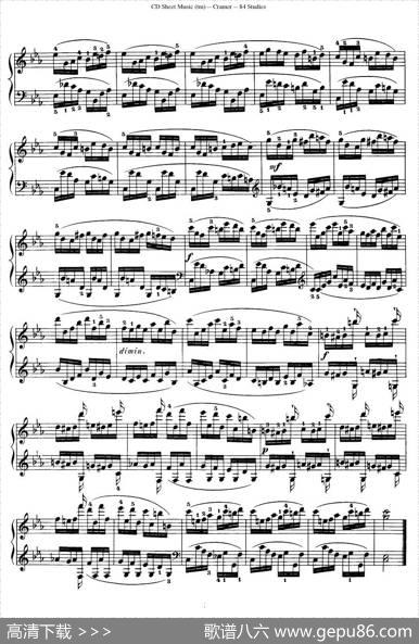Cramer-84exercices（56—60）（克拉莫84首钢琴练习曲）|Cramer（克拉莫）