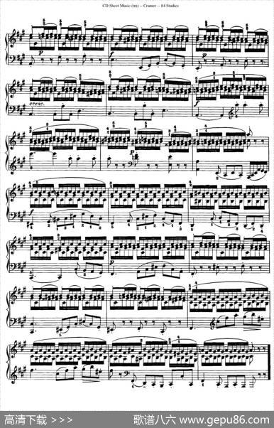 Cramer-84exercices（61—65）（克拉莫84首钢琴练习曲）|Cramer（克拉莫）
